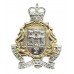 Gibralter Regiment Anodised (Staybrite) Cap Badge
