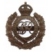George VI Royal Engineers Officer's Service Dress Cap Badge