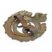 George VI Royal Engineers Officer's Service Dress Cap Badge