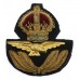 Royal Air Force (R.A.F.) Officer's Cap Badge - King's Crown