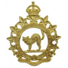 Canadian Ontario Regiment Cap Badge - King's Crown