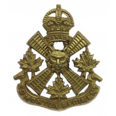 Canadian Edmonton Regiment Cap Badge - King's Crown