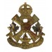 Canadian Edmonton Regiment Cap Badge - King's Crown