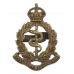 Royal Army Medical Corps (R.A.M.C.) Officer's Service Dress Cap Badge - King's Crown