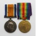 WW1 British War & Victory Medal Pair - Dvr. R. Darlington, Royal Artillery