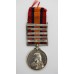 Queen's South Africa Medal (Clasps - Cape Colony, Orange Free State, Transvaal, South Africa 1901, South Africa 1902) - Lieut. J.L. Lawson, Manchester Regiment