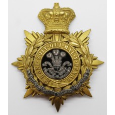 Victorian Prince of Wales's Leinster Regiment (Royal Canadians) Officer's Helmet Plate