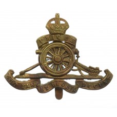 Royal Artillery (Revolving Wheel) Cap Badge - King's Crown