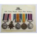 WW1 Military Medal, 1914-15 Star Trio and Meritorious Service Medal (Gallantry) Group of Five - Sgt. E.S. Voice, 64th Army Bde. Royal Field Artillery - Wounded