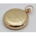 9ct Hallmarked Gold Pocket Watch Presented to C.S.M. J.W. Clough MM, MSM, 2nd Bn. Yorkshire Regiment (Green Howards)