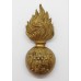 Royal Dublin Fusiliers Fur Cap Grenade Badge