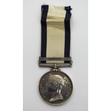 Naval General Service Medal 1793-1840 (Clasp - Egypt) - Landsman John Rice, H.M.S. Dragon