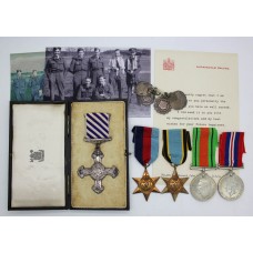 WW2 Bomber Command DFC Medal Group of Five - Flt. Lt. (Pilot Officer) J.R. Blott, 5 Group Bomber Command, No. 50 Squadron, Royal Air Force Volunteer Reserve