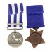 Egypt Medal (Clasp - Tel-El-Kebir) and 1882 Khedives Star - Pte. R. McKenzie, 2nd Bn. Seaforth Highlanders