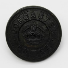 Doncaster Borough Police Black Button - King's Crown (Large)
