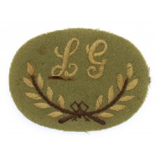 British Army Lewis Gunner (L.G.) Cloth Proficiency Arm Badge