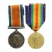 WW1 British War & Victory Medal Pair - Pte. G.T. Wale, 10th Bn. East Yorkshire Regiment
