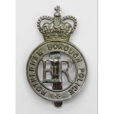 Rotherham Borough Police Cap Badge - Queen's Crown