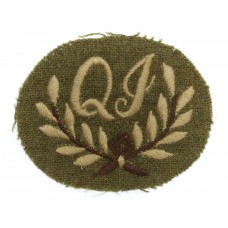 British Army Qualified Instructor QI (Royal Engineers) Cloth Proficiency Arm Badge