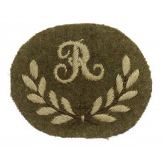 British Army Range Taker (R) (Royal Artillery & Machine Gun Corps) Cloth Proficiency Arm Badge