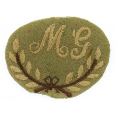 British Army Machine Gunner (M.G.) Cloth Proficiency Arm Badge
