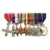 Superb M.B.E. (Suez 1957), WW2 Military Cross (Immediate Italy Operations Award), GSM (Clasp - Near East) and Army Emergency Reserve Decoration Medal Group of Nine - Lt. Col. H. Kline, Royal Engineers