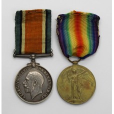 WW1 British War & Victory Medal Pair - Bmbr. J.W. Hotchkin, Royal Field Artillery