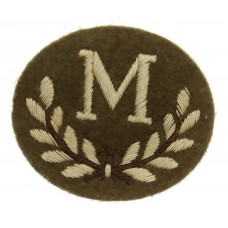 British Army Mortarman (M) Cloth Proficiency Arm Badge