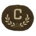 British Army 'C' Class Tradesman Cloth Arm Badge