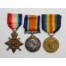 WW1 1914-15 Star Medal Trio - Pte. H. McI. Paterson, Royal Highlanders (Black Watch)