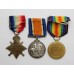 WW1 1914-15 Star Medal Trio - Pte. H. McI. Paterson, Royal Highlanders (Black Watch)