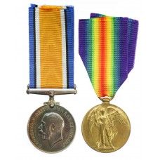 WW1 British War & Victory Medal Pair - Cpl. J. Bowyer, Gloucestershire Regiment