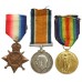 WW1 1914-15 Star Medal Trio - Pte. L.E. Trussell, Royal Army Medical Corps