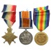 WW1 1914-15 Star Medal Trio - Pte. J. Sabin, Royal Army Medical Corps