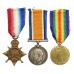 WW1 1914-15 Star Medal Trio - Pte. J.H. Mullingan, Manchester Regiment