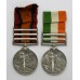 Queen's South Africa (Clasps - Relief of Kimberley, Paardeberg, Johannesburg) and King's South Africa (Clasps - South Africa 1901, South Africa 1902) Medal Pair - Pte. G. Wapling, Norfolk Regiment