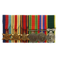 WW2 Chindits Territorial Efficiency Medal Group of Six - Pte. G. Evans, 2nd Bn. King's Own (Royal Lancaster Regiment)