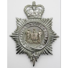 Sheffield City Police Helmet Plate - Queen's Crown