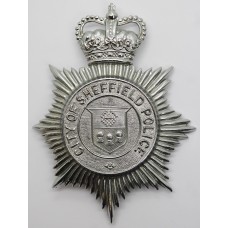 Sheffield City Police Helmet Plate - Queen's Crown