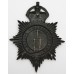Metropolitan Police 'D' Division (Marylebone) Helmet Plate - King's Crown