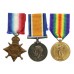 WW1 1914-15 Star Medal Trio - Pte. R. Massey, Manchester Regiment