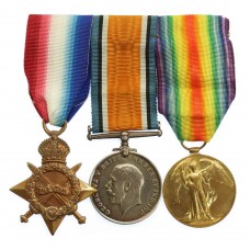 WW1 1914-15 Star Medal Trio - Dvr. J. Pollard, Royal Field Artillery