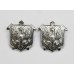 Pair of East Riding Constabulary Collar Badges