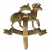 The Queen's (Royal West Surrey) Regiment WWI All Brass Economy Cap Badge
