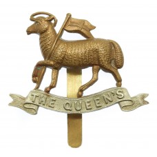 The Queen's (Royal West Surrey) Regiment Bi-Metal Cap Badge