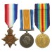 WW1 1914-15 Star Medal Trio - Pte. F.J. James, East Yorkshire Regiment