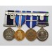 Campaign Service Medal (Clasp - Air Operations Iraq), NATO Medal (Kosovo), Golden Jubilee & Royal Navy LS&GC Medal Group of Four - LCH. R.I. Wharf, Royal Navy