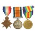 WW1 1914-15 Star Medal Trio - Pte. J. Dunlevy, Royal Warwickshire Regiment