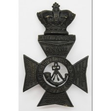 Victorian King's Royal Rifle Corps (K.R.R.C.) Helmet Plate