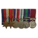 WW2, General Service Medal (Clasp - Malaya) and LS&GC Medal Group of Six - Capt. (Q.G.O.) Deolal Gurung, Gurkha Engineers